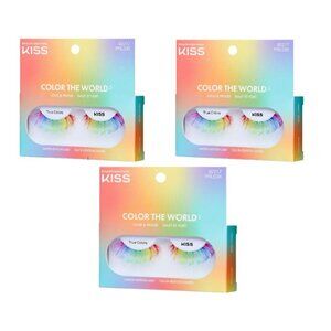 KISS 'Color the World' Pride False Eyelashes True Colors 3 Pack